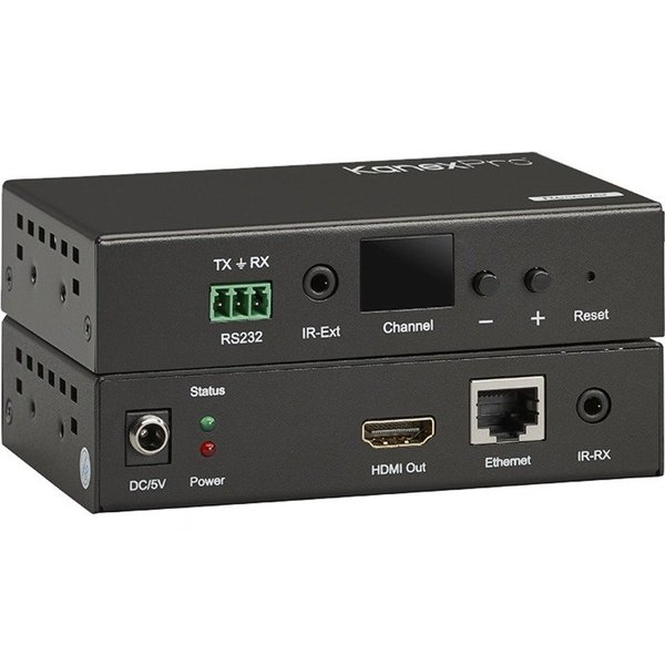 Kanexpro Networkav H.264 Hdmi Receiver Over Ip W/ Poe & Rs-232 Send Hdmi Audio EXT-AVIPH264RX